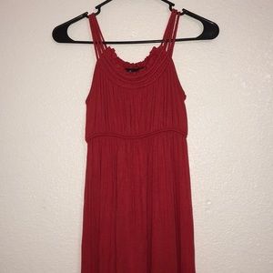Forever 21, red maxi dress
